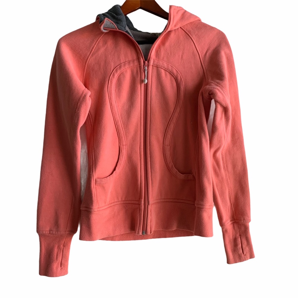 Lululemon Scuba Hoodie Coral Size 6